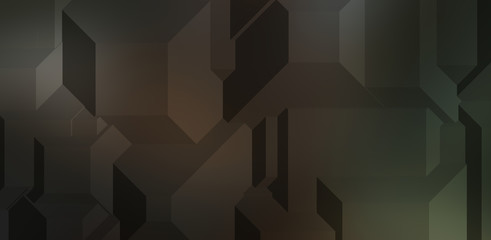 Fototapeta premium Polygonal background. Colorful wallpaper with geometric design. Digital 3d illustration.