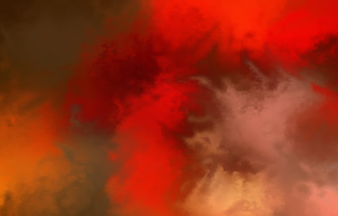 Watercolor painted background. Abstract Illustration wallpaper. Brush stroked painting. 2D Illustration.