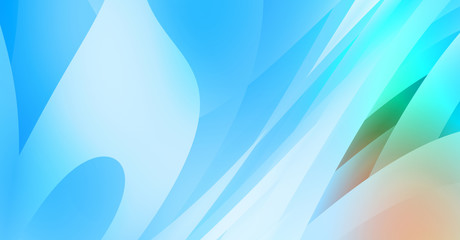 Abstract background with colorful gradient. Vibrant graphic wallpaper with stripes design. Fluid 2D illustration of modern movement.