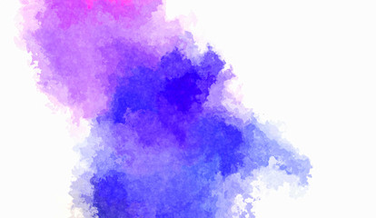 Watercolor painted background. Abstract Illustration wallpaper. Brush stroked painting. 2D Illustration.