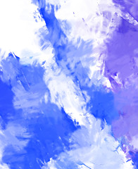 Brushed Painted Abstract Background. Brush stroked painting. Strokes of paint. 2D Illustration.