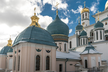 Fototapeta na wymiar New Jerusalem monastery Russia Istra city