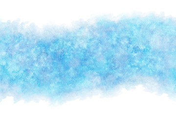 空 雲 ブルー 夏 水彩 背景