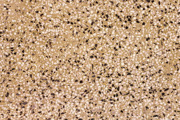 Terrazzo floor colorful surface abstract brown background
