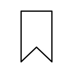 Bookmark icon outline style