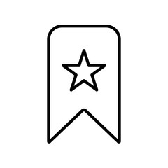 Bookmark icon outline style