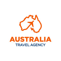 Australia Travel Logo For Agency Company