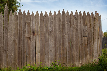 Fototapeta premium Old wooden fence