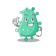 agrobacterium tumefaciens cartoon character design making OK gesture