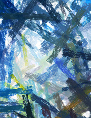 Brushed Painted Abstract Background. Brush stroked painting. Artistic vibrant and colorful wallpaper..