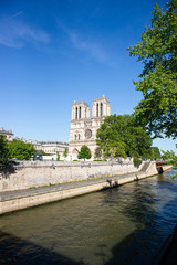 Fototapeta na wymiar Notre Dame Cathedral in Paris. France.
