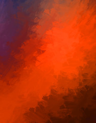 Brushed Painted Abstract Background. Brush stroked painting. Strokes of paint. 2D Illustration.