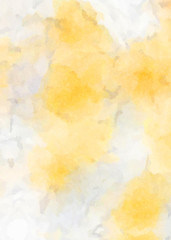 Watercolor painted background. Abstract Illustration wallpaper. Brush stroked painting. 2D Illustration.