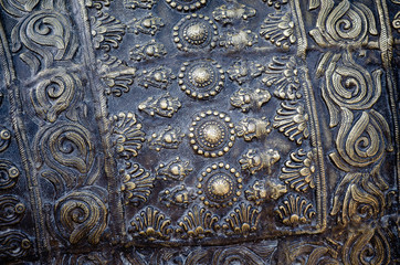 decorative metal relief