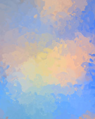 Brushed Painted Abstract Background. Brush stroked painting. Artistic vibrant and colorful wallpaper..