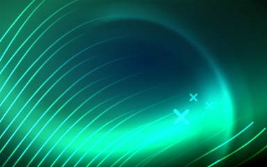 Abstract background - blue neon line design for Wallpaper, Banner, Background, Card, Book Illustration, landing page