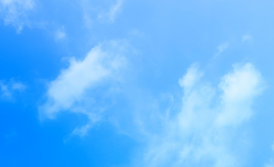 blue sky with beautiful natural white clouds