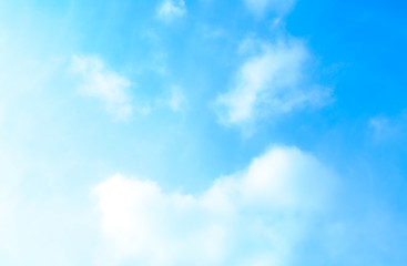 blue sky with beautiful natural white clouds