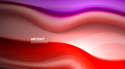 Liquid colors fluid gradients on black background