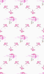 Vintage flower native pattern. Abstract ornate bohemian element. Folk american flowers. Print flower.