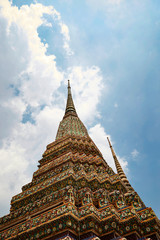 Fototapeta premium Thai traditional Buddhism building architecture 