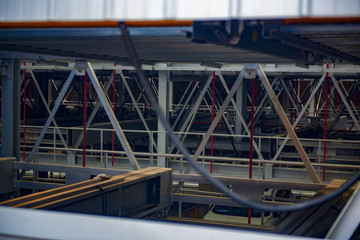 Steel structure of three-dimensional parking lot