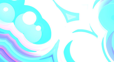 Abstract background with fluid colorful gradient. 2D illustration of modern urban graphic. Graffiti design inspired wallpaper.