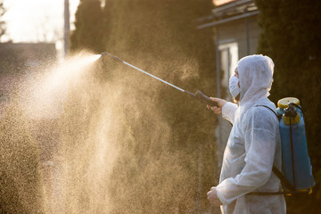 Cleaning and disinfection amid the coronavirus epidemic.