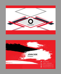 Abstract business card 
