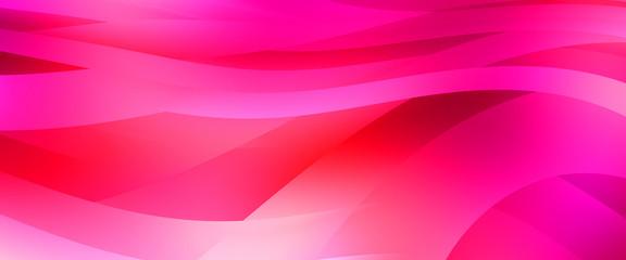 Abstract background with colorful gradient. Vibrant graphic wallpaper with stripes design. Fluid 2D illustration of modern movement.
