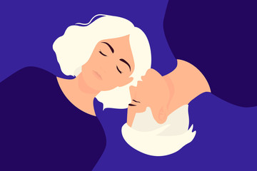 man and woman couple in love vector illustration