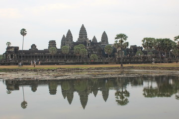 The ankor wat temple
