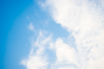 Blue sky with cloud .