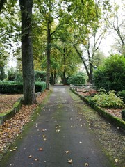 Lüdenscheid Weg auf dem Alten Friedhof