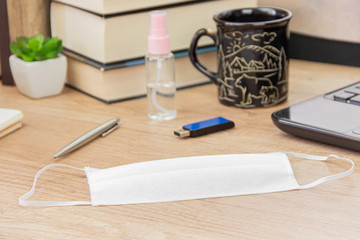 The concept of remote work during the quarantine coronavirus COVID-19