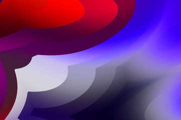 Abstract background with fluid colorful gradient. 2D illustration of modern urban graphic. Graffiti design inspired wallpaper.