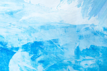 Brushed blue concrete wall