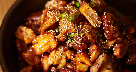 Korean grilled and marinated meat 