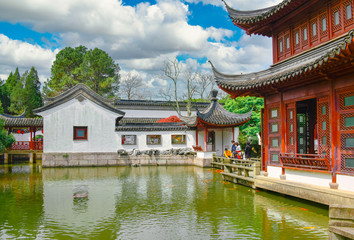 Landscape of Grand View Garden in Shanghai, China