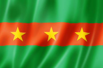 Naklejka premium Ewe people ethnic flag, Africa