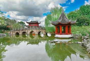 Fototapeta premium Landscape of Grand View Garden in Shanghai, China