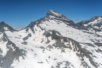summit of Sir William peak, from north-west,  New Zealand