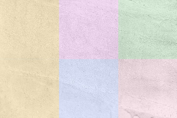 Fototapeta premium Mixed color concrete backgrounds