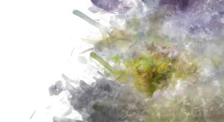 Brushed Painted Abstract Background. Brush stroked painting. Artistic vibrant and colorful wallpaper..