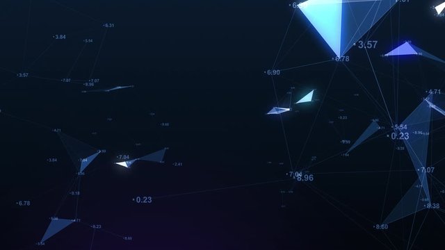 big data visualization, grid data driven technology futuristic digital background Social network or business analytics representation