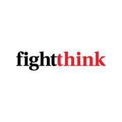 fighthink letter logo design vector