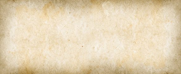 Old parchment paper. Banner texture