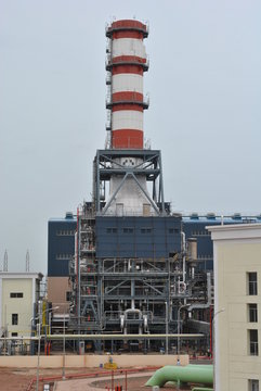 Power Plant with chimney