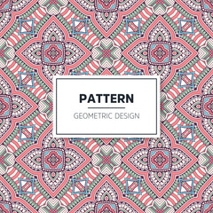 Obraz premium Seamless mandala islamic pattern. Vintage elements