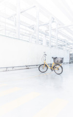 wood industry concept perspective clean isolated detail bicycle logistic transportation